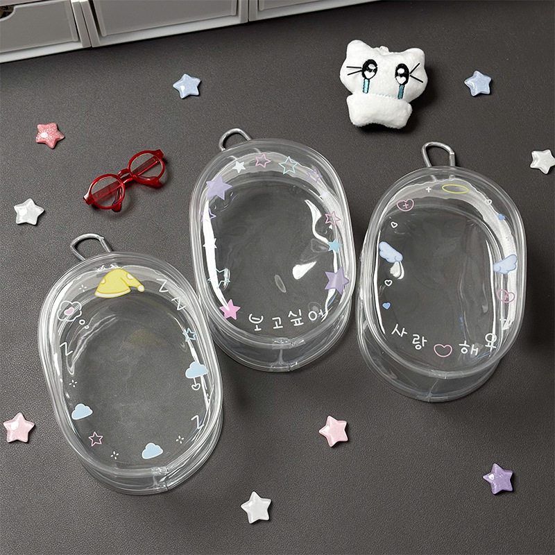 原创胶囊娃包10cm外出遛娃包收纳防尘挂包PVC透明收纳保护套,淘宝优惠券,粉丝福利购,淘宝优惠卷