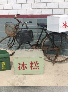 民俗怀旧老物件农村旧农具老木犁独轮车风车辘轳农耕文化装饰摆件