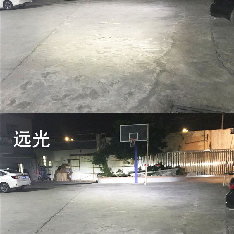 石栏摩托车灯LED大灯S2踏板车三阳巡弋300改装黄龙250/300超亮H4 - 图3