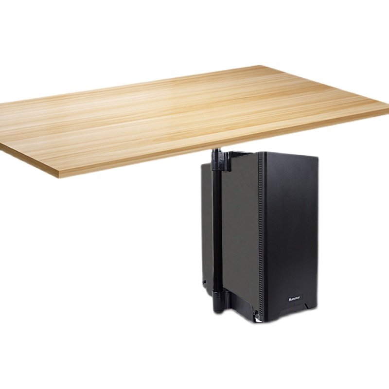 Desktop computer host placement rack under the desk hanging chassis storage main rack rotating cooling bracket bracket