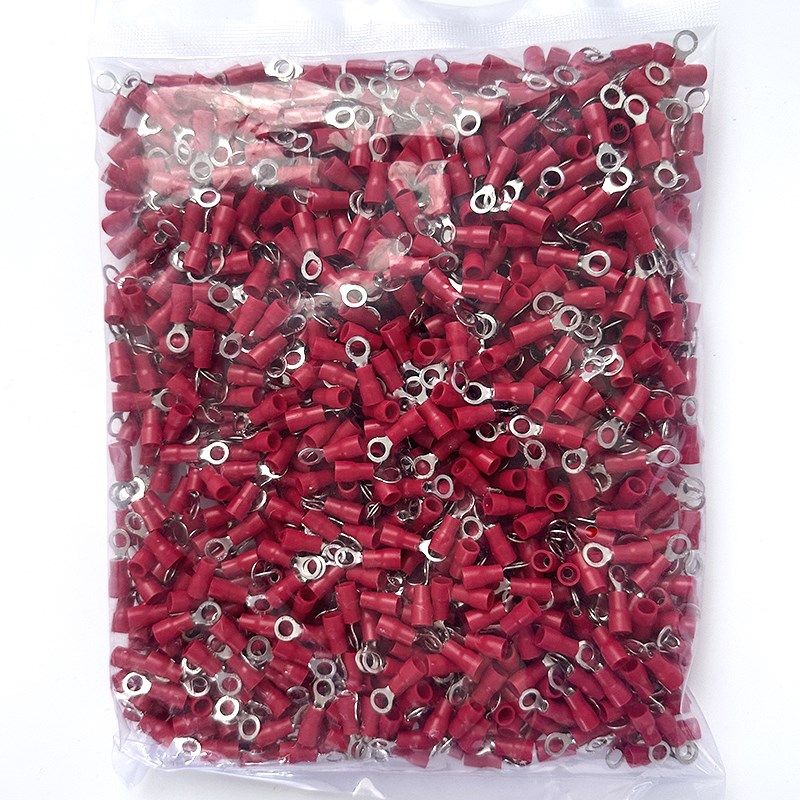 黄铜RV1.25-4 圆形O型预绝缘接线端子线鼻子1000只 RV1-4,淘宝优惠券,粉丝福利购,淘宝优惠卷