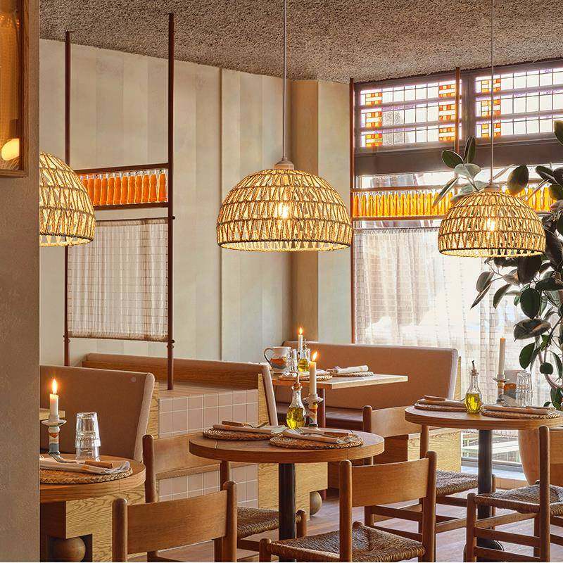 I2日藤艺270餐厅吊灯卧原木奶油风室床头阳台复古民式宿吧台麻绳,淘宝优惠券,粉丝福利购,淘宝优惠卷