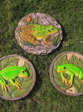 户外花园装饰石板创光2000-200踏步石垫脚石庭院铺路汀步发石坪垫