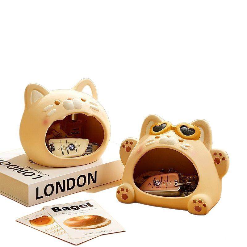 创意卡可爱趣匙味摆件通入户玄关钥收纳客厅视PQC柜桌面家电居装,淘宝优惠券,粉丝福利购,淘宝优惠卷