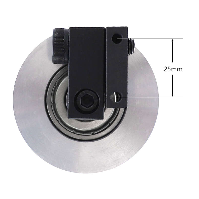 砂带机调偏轮68*50铝合金木工DIY光面同步传动轮抛光机被动轮 - 图1