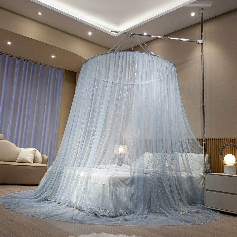 A类大号免安装圆顶吊顶蚊帐支架家用卧室公主床幔落地拼接子母床,淘宝优惠券,粉丝福利购,淘宝优惠卷