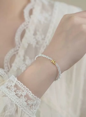 【一戴没静电了】防静电手链冬天防静电神器金碎银女静电克星3794