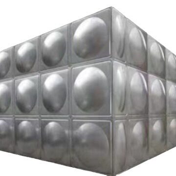 Qingdao Haiyue 80 cubic stainless steel sterile water tank ordinary water tank combined stainless steel water tank
