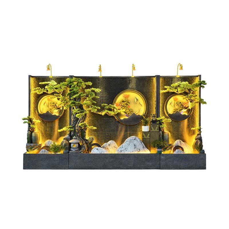 大型水幕墙流水假山喷泉景观酒店客厅屏风庭院别墅鱼池流水墙公司,淘宝优惠券,粉丝福利购,淘宝优惠卷