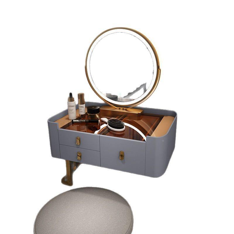 全实木飘窗481户梳妆台化妆桌塌塌米小型床头柜室卧家用梳妆小台 - 图3