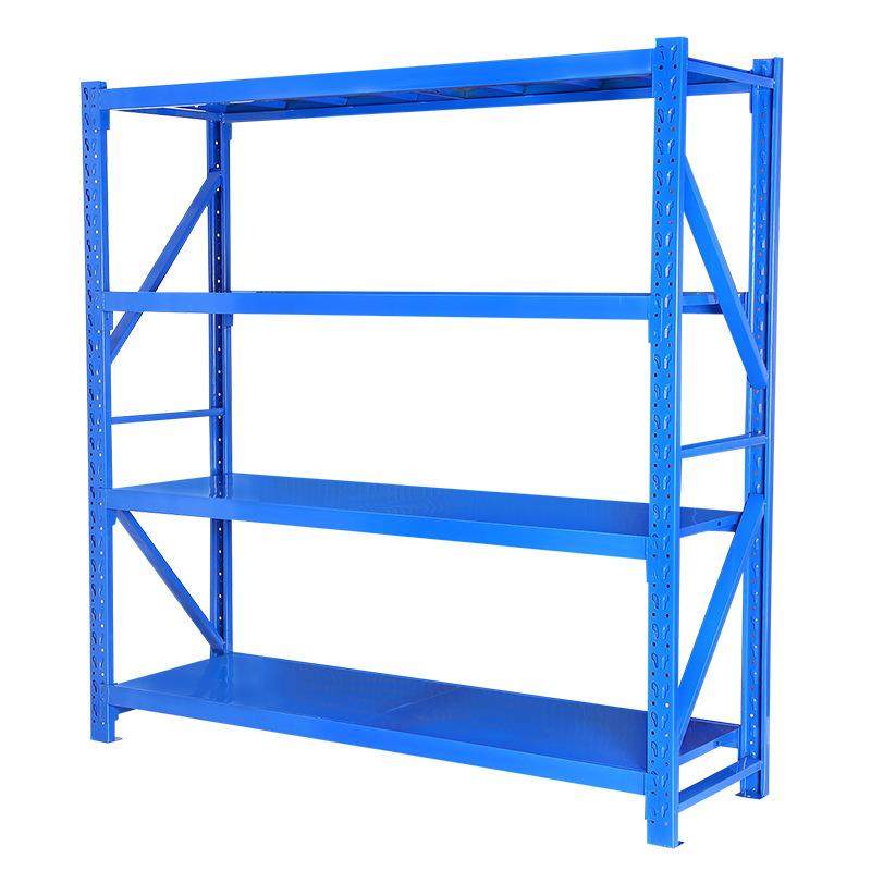 货架仓储置物架多层仓储角钢货架重型工业仓库库房货架展示架子 - 图3