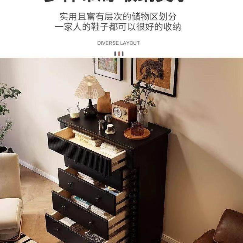 法中古复斗柜实木入户玄关柜XMC76456厅卧室储物柜墙古边柜法式装,淘宝优惠券,粉丝福利购,淘宝优惠卷