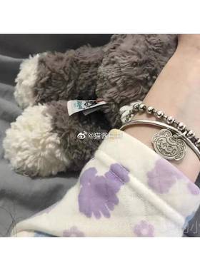 正品猫酱自制 覆古银手镯年本命纯生肖锁不变色纯手镯珠珠手银錬