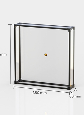 防尘全透明收纳筐装裱CD唱片摆件黑胶唱片相框展示架高清压克力