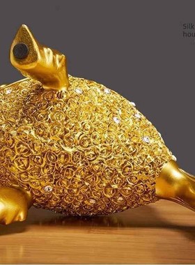 每年都有盈余,金鱼装饰品,客厅家庭电视柜,酒柜装饰品,高雅大