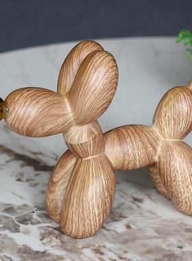 摆现代家居装NFL饰品儿童房客电厅玄关狗视柜网红创意木纹轻奢气