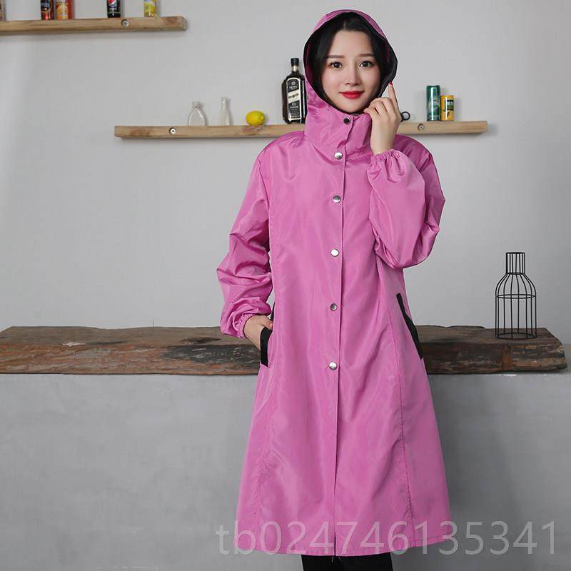 正品加长防水防风女油色尘罩衣风衣式男防护围工作服韩版厨房按扣,淘宝优惠券,粉丝福利购,淘宝优惠卷