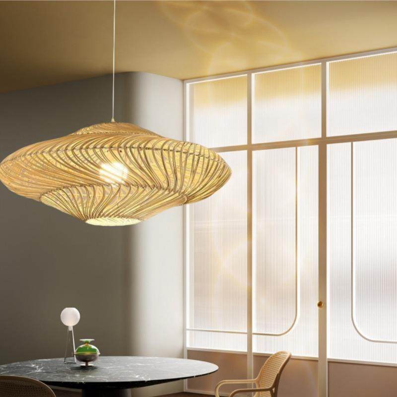 中式藤编吊灯日式田园卧室客厅餐厅酒吧手工编织复古藤艺灯,淘宝优惠券,粉丝福利购,淘宝优惠卷