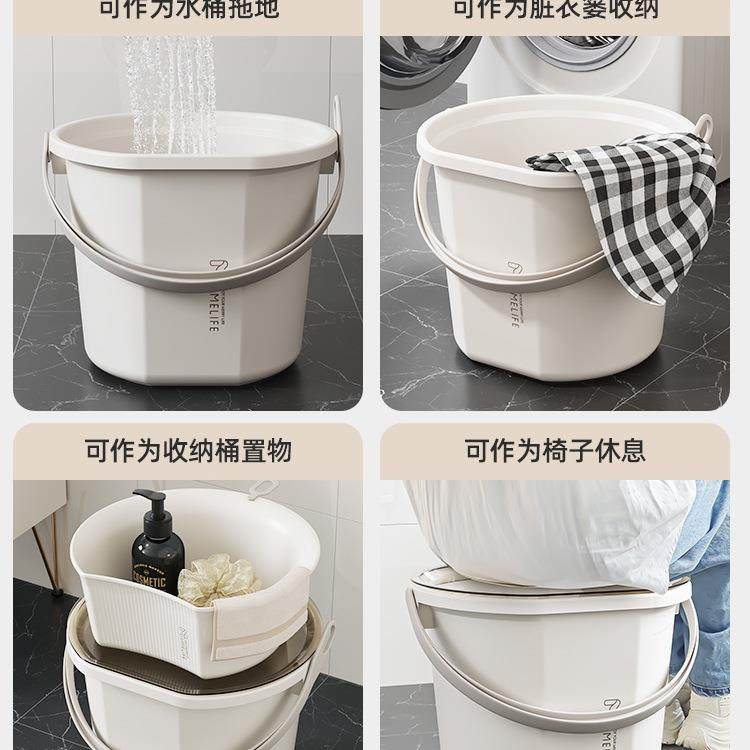 水校洗桶脸盆套装洗衣学桶生宿舍洗漱三件套住澡用75品盆带盖盆桶,淘宝优惠券,粉丝福利购,淘宝优惠卷