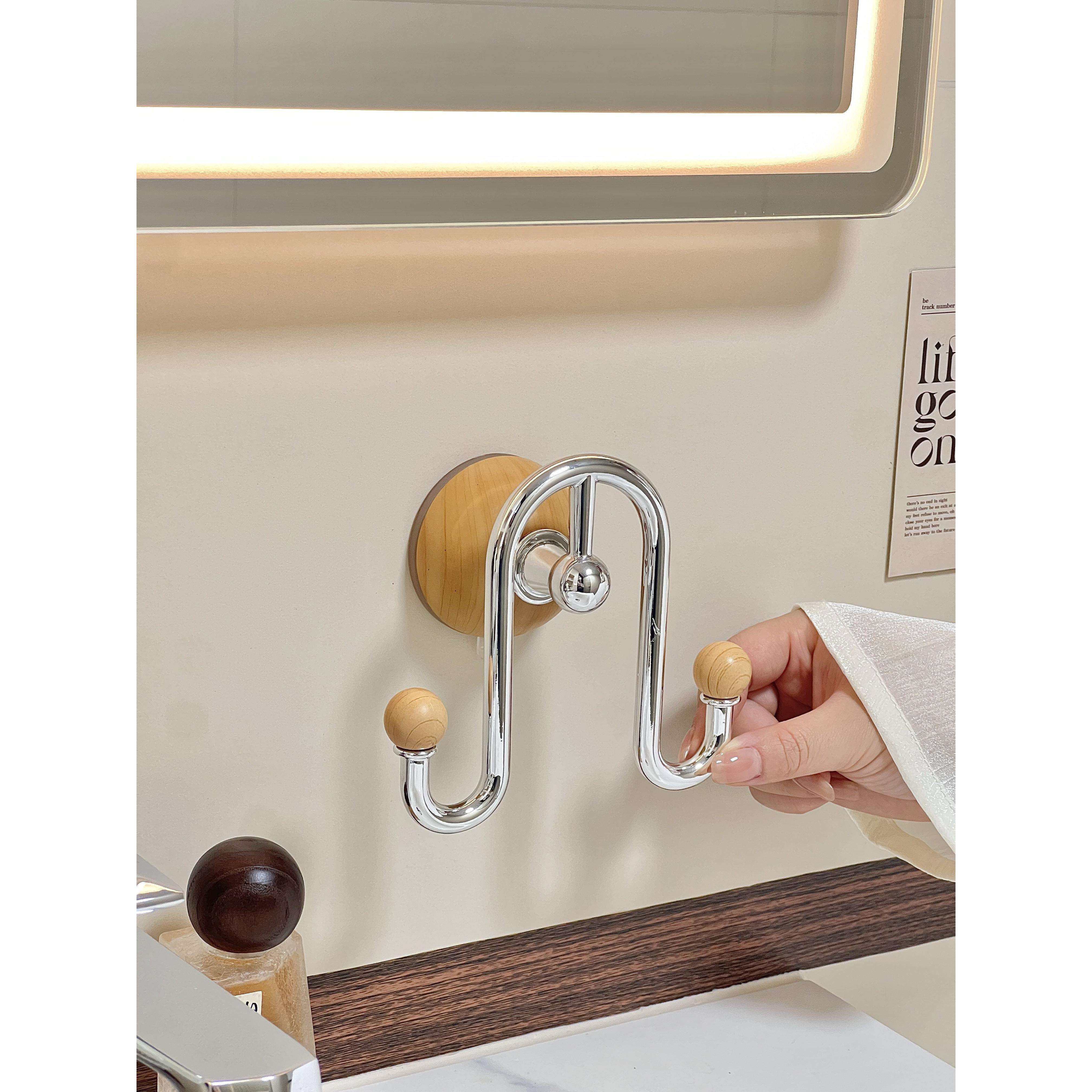 中古风吸盘浴室挂钩免打孔强力承重挂衣钩挂架无痕粘钩门后衣帽钩,淘宝优惠券,粉丝福利购,淘宝优惠卷