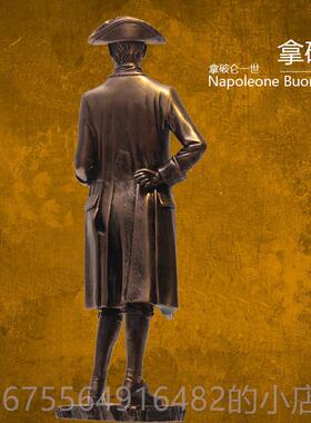 正品复古欧式人物摆件书房办轩公室尼诗复古骑拿破仑雕塑铠勇甲士