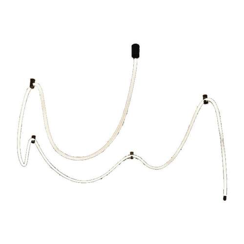 个性设计师极简约现代客餐厅别墅挑空高复式LOFT楼梯吊灯店铺商用 - 图3