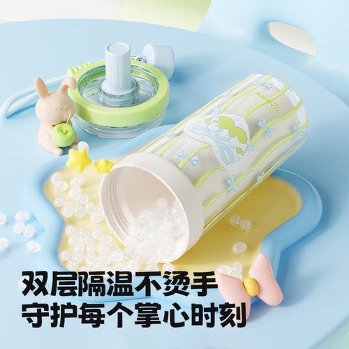 哈尔斯保温杯女生高颜值水杯大容量吸管杯咖啡随行杯子 - 图2