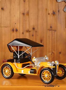 美式桌面客酒柜复老爷古车模型摆TB676297件货架物架摆饰摆设置物