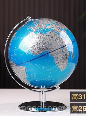 新款现代奢高档地球仪摆酒办柜公室书房轻装饰玄关客厅高级件家居