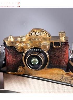 影楼摄影道具居家仿真复古相机模型婚纱儿童拍照道具饰品橱窗摆件