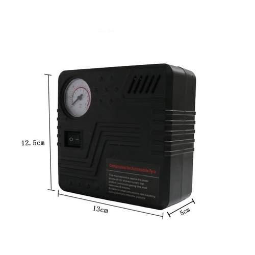 19缸车载大功率充气泵迷你轮胎打气泵车载12V便携式自行车充气泵 - 图2