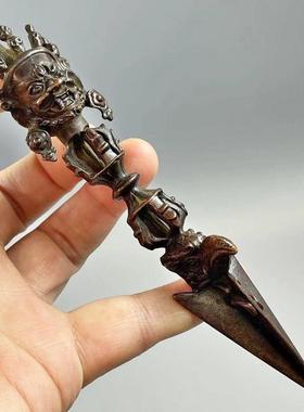 复古马头明王金刚杵金刚撅摆件密宗法器工艺品