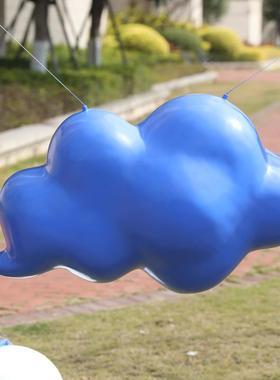 仿真云朵摆件玻璃钢彩绘云彩雕塑户外大型商场婚庆园林景观装饰品