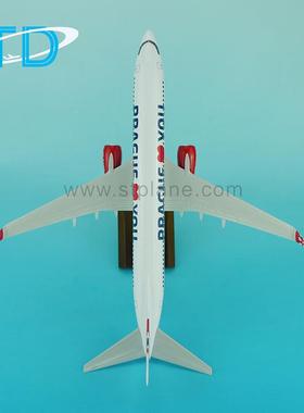 拉格B737-800机B37-8700场合布成树脂拼装仿真飞机模型