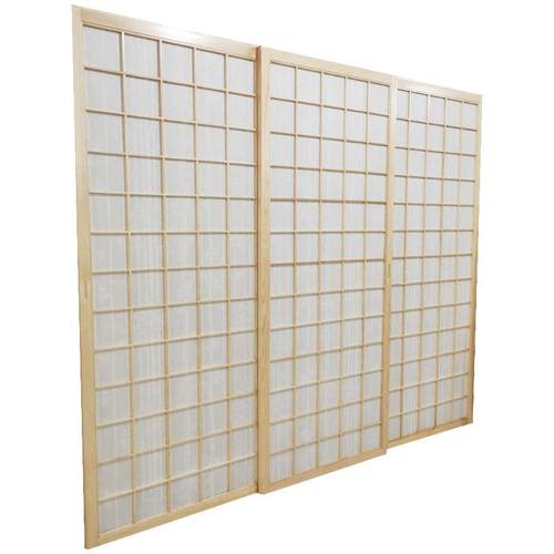 木式榻榻米推拉日格905实子和门室门趟门障子门移门民宿隔断原木 - 图3