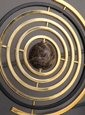 欧式办公室桌装面饰品地球仪摆美式客厅电视柜柜书003酒房摆设件