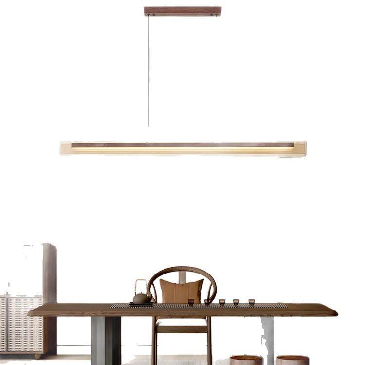 24古法式中风餐厅灯复古极简饭厅餐吊桌长条灯新中式茶室台一字岛,淘宝优惠券,粉丝福利购,淘宝优惠卷