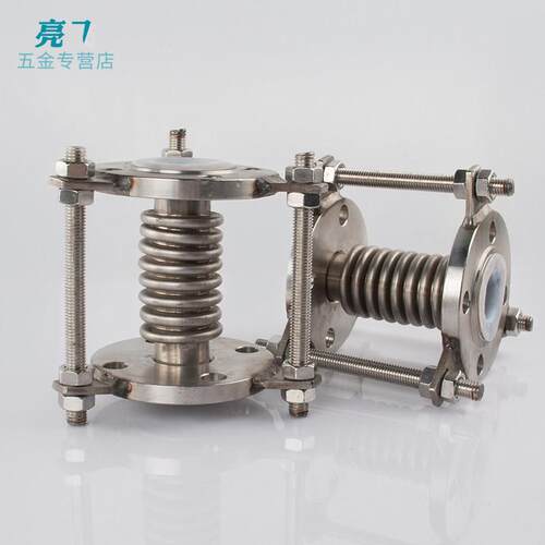 不锈钢补偿器波纹膨胀节304 316L 310S排烟管船用伸缩节DN300 500 - 图1