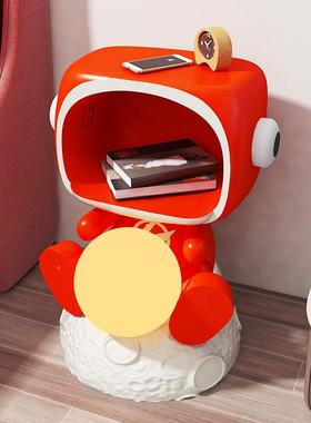 益方家居客厅落摆件沙发旁RKD5309柜装夜灯装饰地品收纳卧室边床