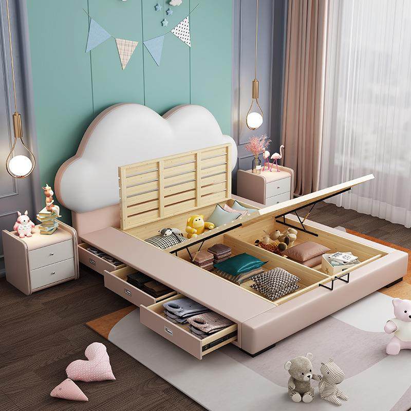 工厂直销新款云.创朵意儿无品牌/童床15米卡通简床现代约男孩女孩,淘宝优惠券,粉丝福利购,淘宝优惠卷