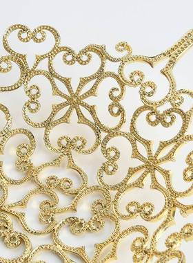 轻奢简约现代创意金属收纳果盘托盘样板间书房客厅茶几餐桌摆件