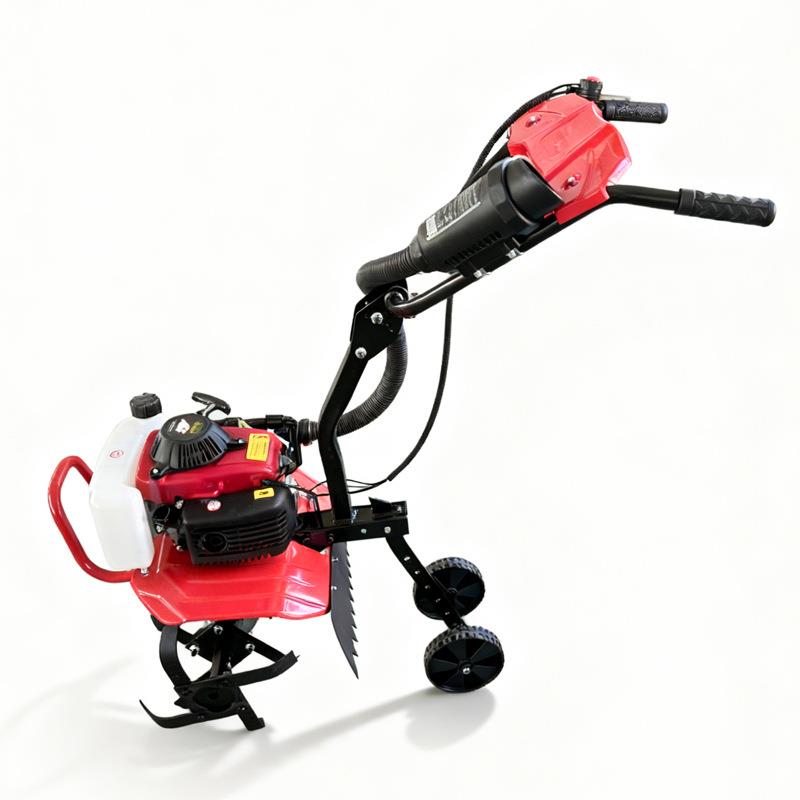 Agricultural mini-tillage cultivator, multi-functional tiller, paddy field weeding, ditching, plowing, land reclamation, rotary tillage machine, export quality