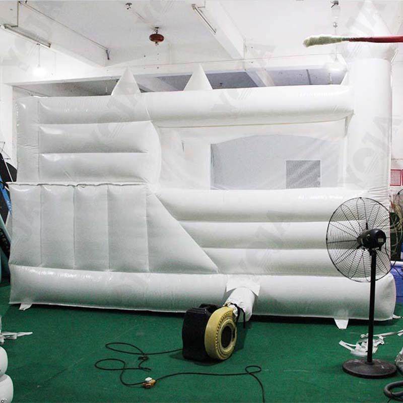 充气白跳床结蹦婚派对城堡欧式婚美礼床色户充气跳床外摄影唯美求,淘宝优惠券,粉丝福利购,淘宝优惠卷