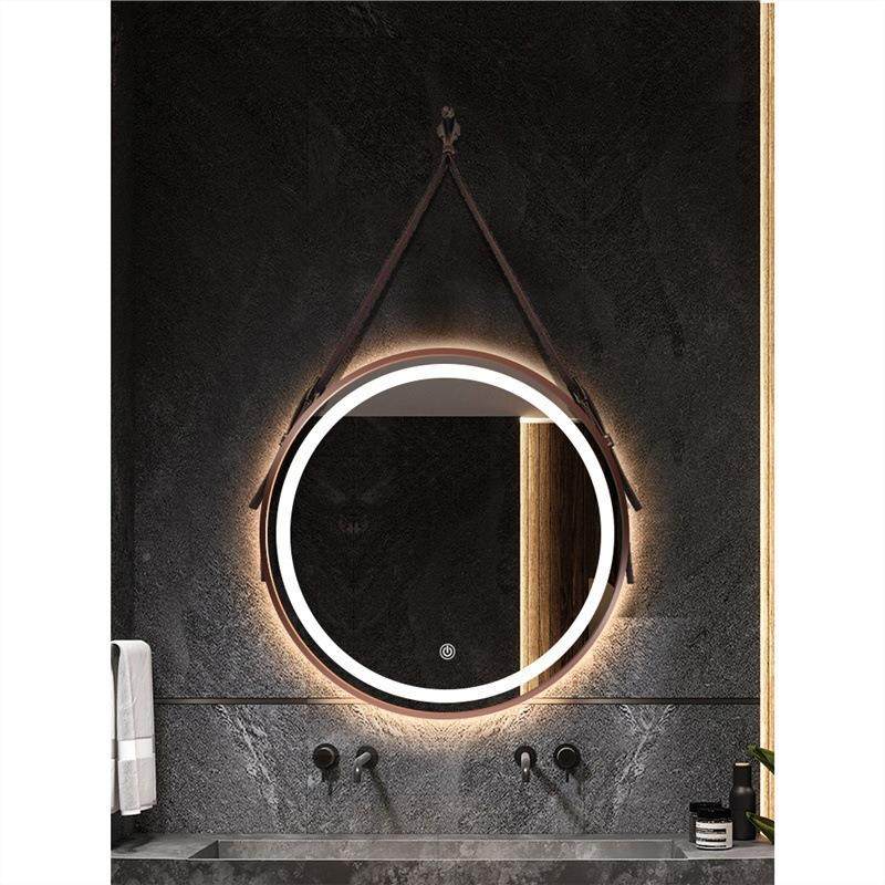 金合边框智能浴室979镜饰带灯吊带圆镜梳妆化妆镜挂墙式铝装镜子,淘宝优惠券,粉丝福利购,淘宝优惠卷