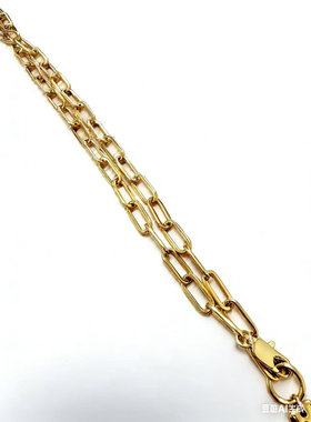 佳宝欧尼K金十字项链毛衣链