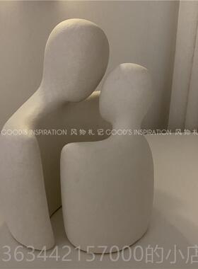 高档相拥物摆件人 奢现代约玄关家新居酒店工作室北简欧轻创意装