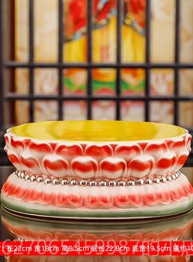 正品陶瓷供佛像底座莲花座供奉台观菩萨垫公高音款座台供佛关神像