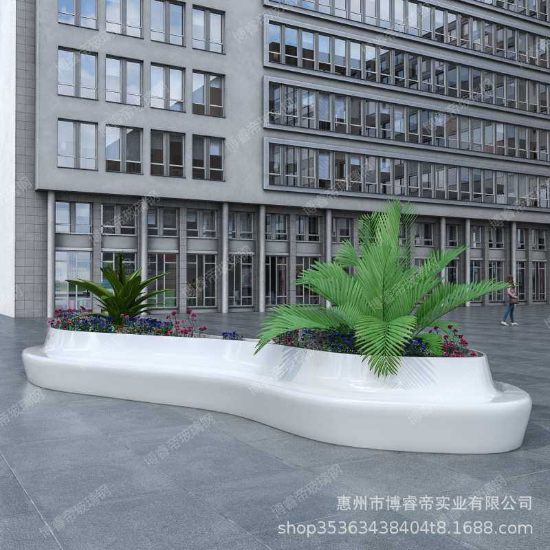 玻璃钢树池园林种植池移动景观休闲座椅大型学校户外坐凳发光座椅,淘宝优惠券,粉丝福利购,淘宝优惠卷