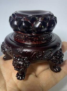 水晶球底座树脂香炉大号球座 球型收纳置物架 办公室客厅装饰摆件