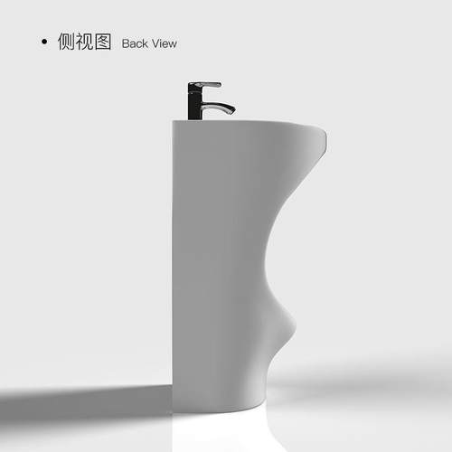 家用洗手洗脚一柱盆用级加823厚加深升省空两间体成型新款浴室卫 - 图2